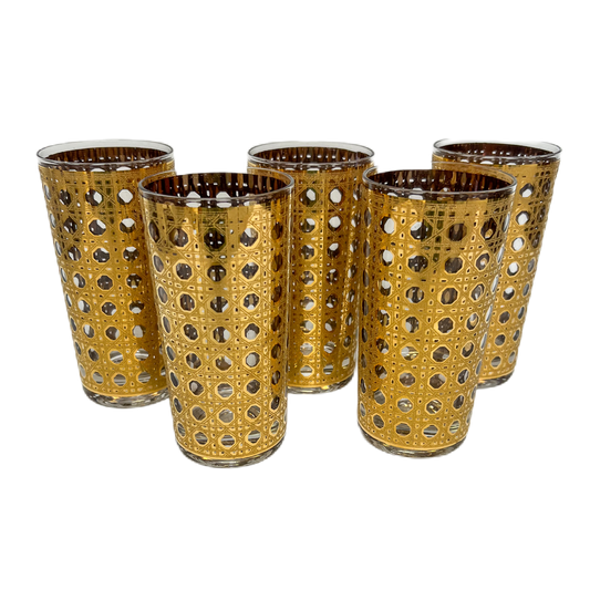 (23758) Set of Five Culver Canella Tumblers