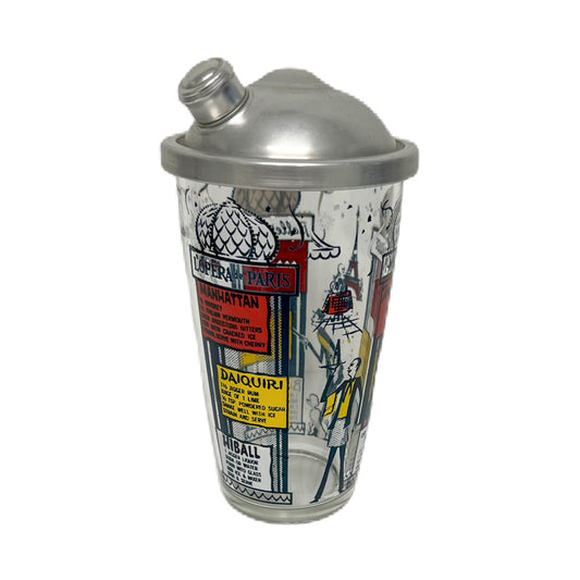 (23457) Midcentury Paris Scenes Shaker