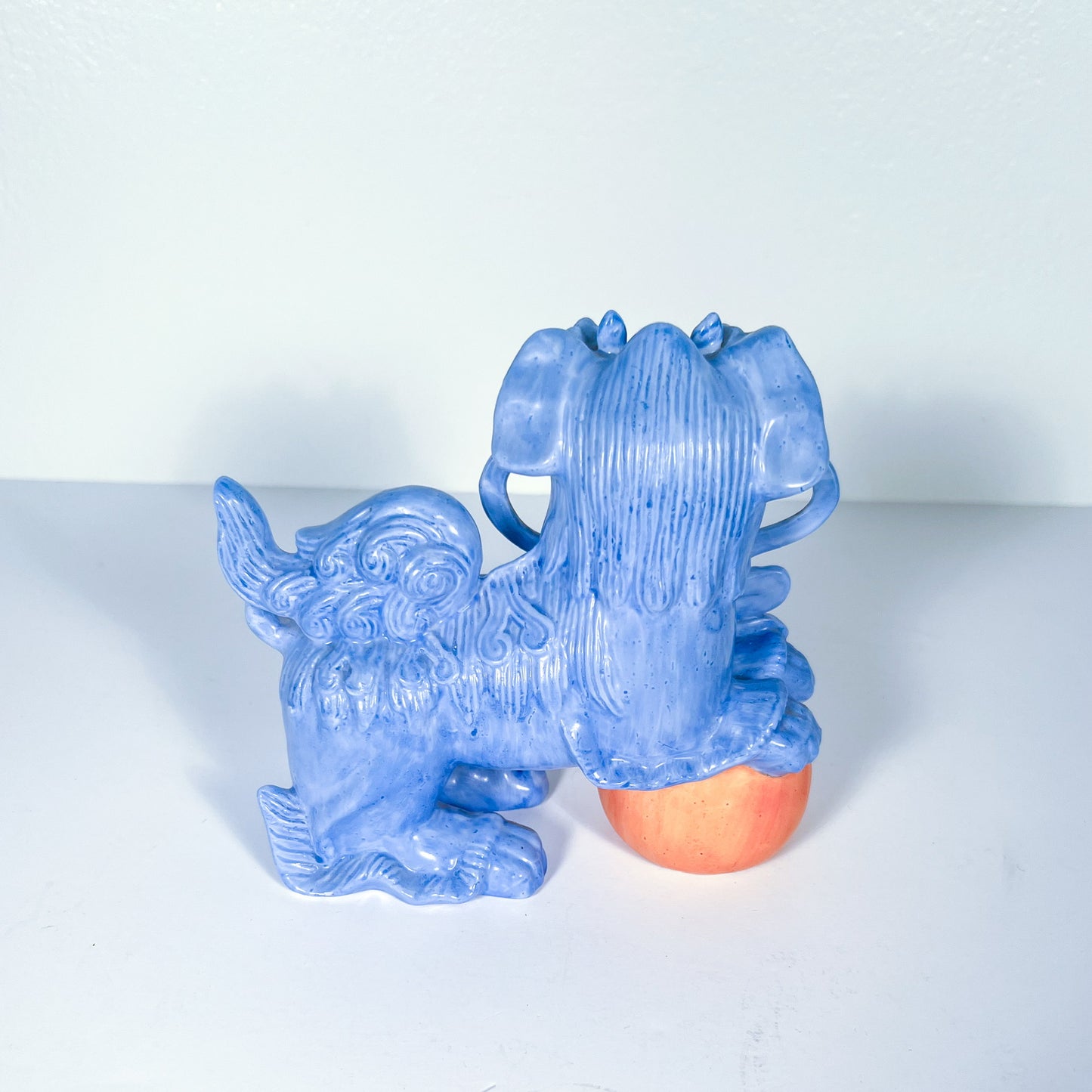 (24723) Single Foo Dog with Orange Ball