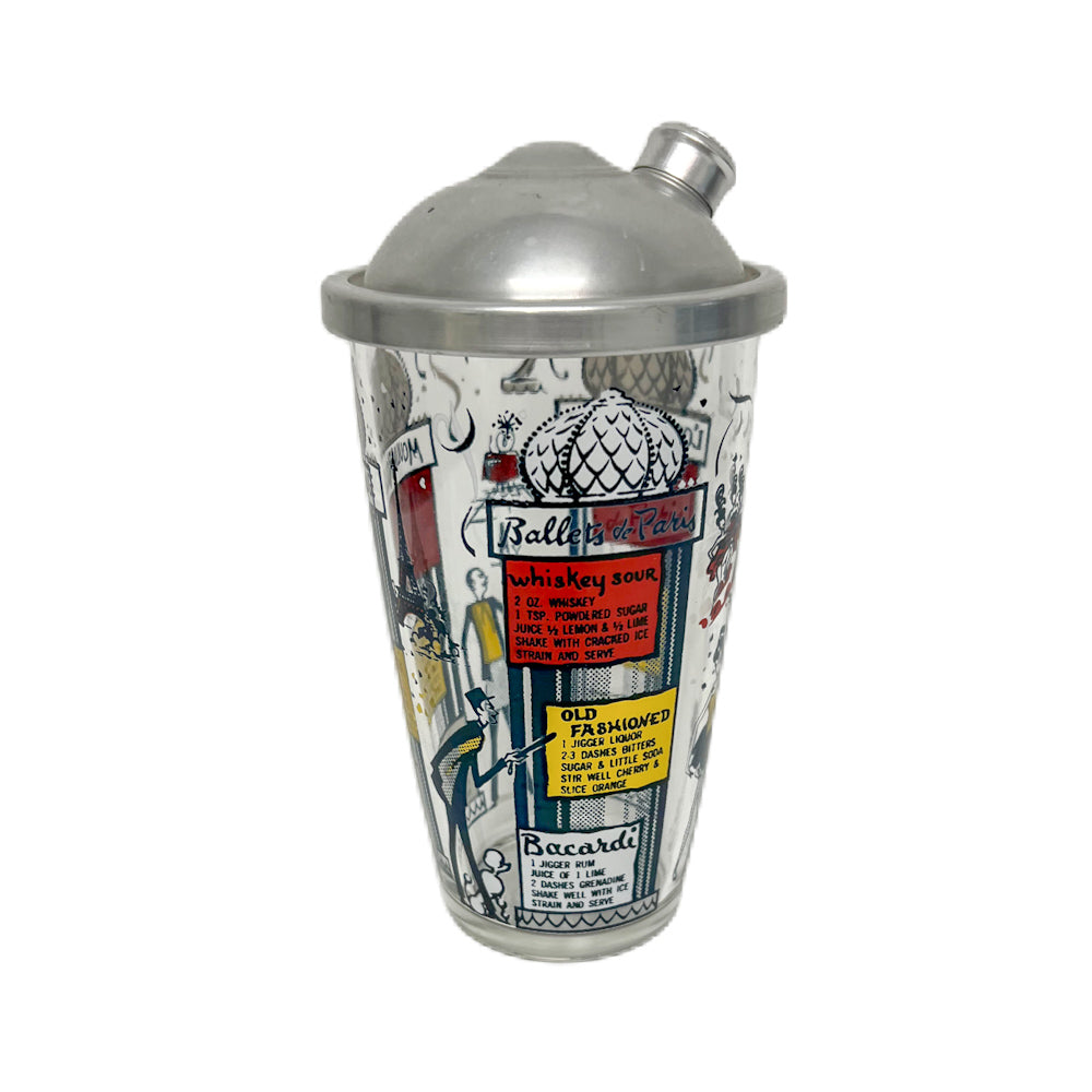 (23457) Midcentury Paris Scenes Shaker